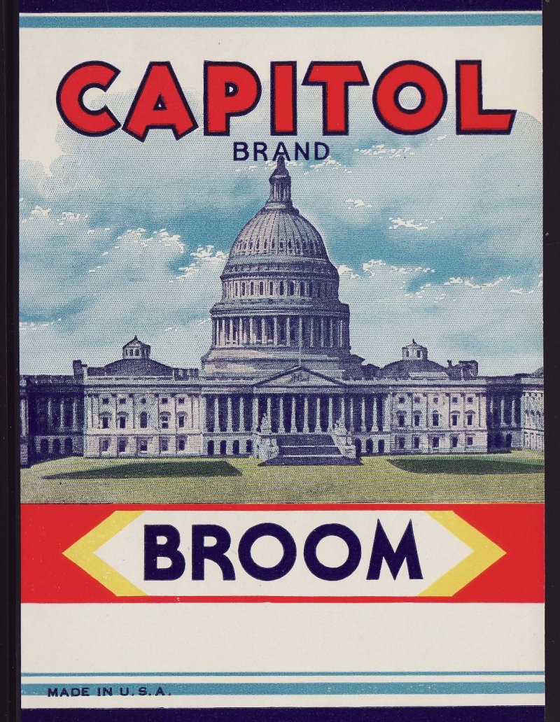 Capital Brand Broom Label