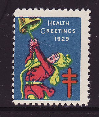 29-1, WX49, 1929 U.S. National Christmas Seals, VBG, perf 12-1/2, AVG