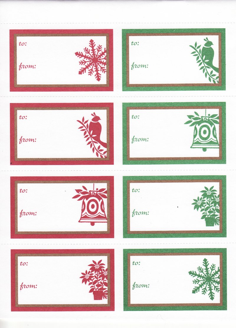 111-T1.9x1, 2011 ALA U.S. Test Design Christmas Seal Gift Tag Booklet, GenGPFY12, Gift Tag Booklet Pane
