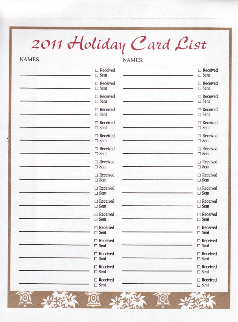 111-T1.9x1, 2011 ALA U.S. Test Design Christmas Seal Gift Tag Booklet, GenGPFY12, Holiday Card List