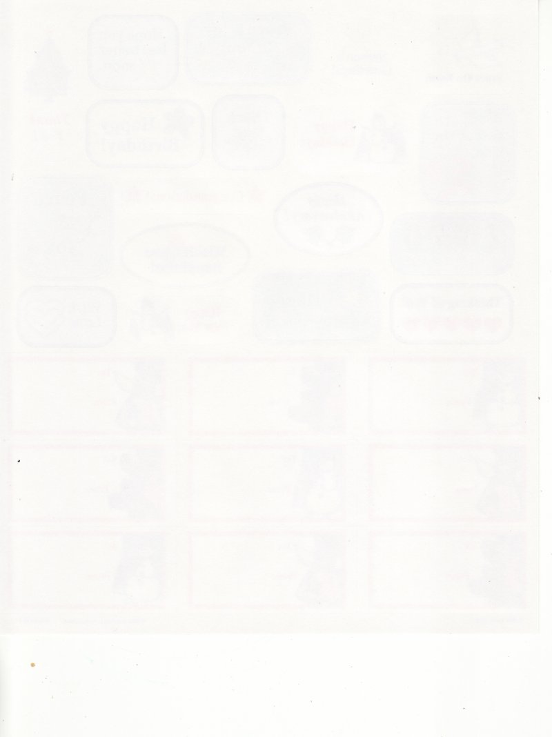 105-1.6x3, 2005 ALA Christmas Seal Stickers & Gift Tags, R06-CSCS-5-12, reverse of sheet