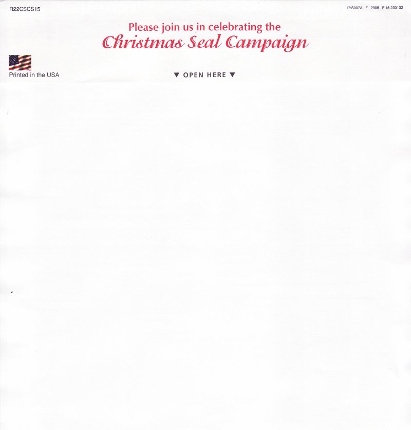 121-T4.10pac, 2021 ALA Test Design U.S. Christmas Seal Packet, reverse of packet