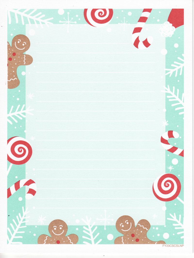NP122-1, 2022 ALA U.S. Christmas Seals Themed Memo Pad, FY23CSCSLNP