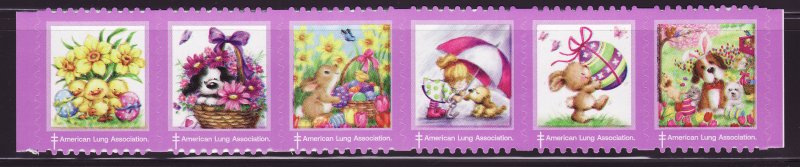 122-S1, 2022 ALA National Design U.S. Spring TB Charity Seals, As Required