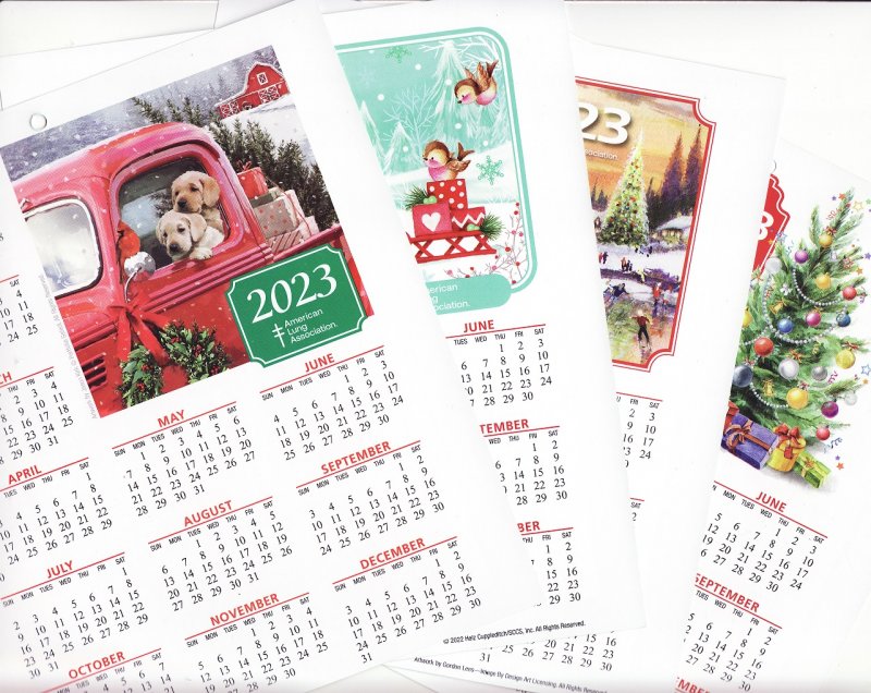 2023 ALA U.S. Christmas Seal Themed Calendar Collection