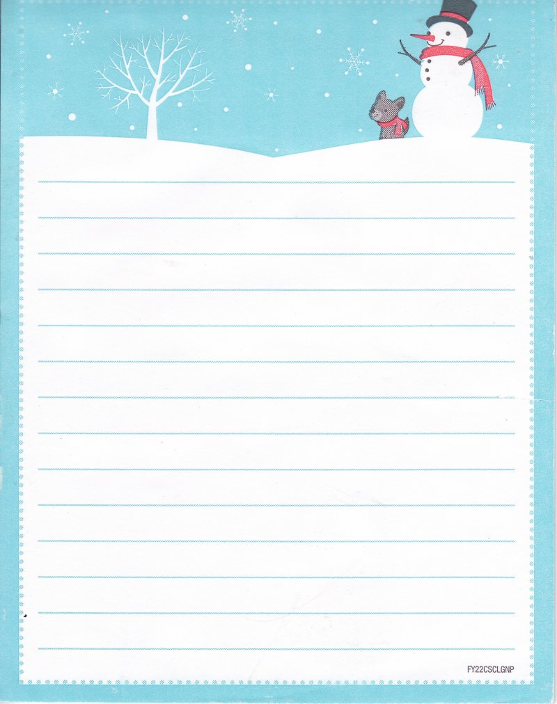 NP121-1, 2021 ALA Christmas Themed Notepad, FY22CSCLGNP