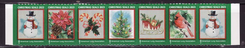 123-1, 2023 ALA National Design U.S. Christmas Seals, As Required 
