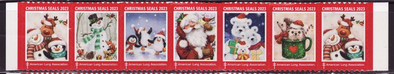 123-T1, 2023 ALA Test Design U.S. Christmas Seals, As Required 