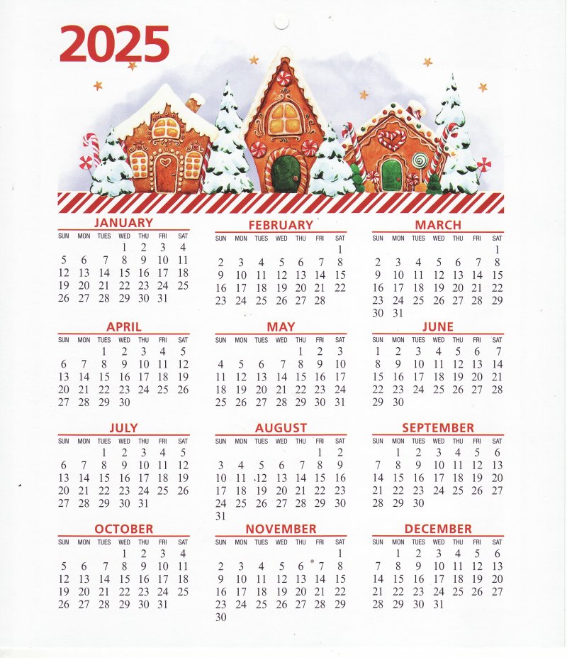 CL124-1, ALA 2025 U.S. Christmas Seals Themed Calendar, FY25Cal-01