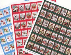   2025 ALA National & Test Design U.S. Christmas Seals Sheet Collection 