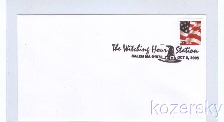 Witches Hat Topical Pictorial Postmark Cancel