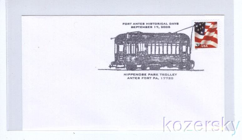 Trolley Topical Pictorial Postmark Cancel