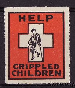  9A-1.00, 1934 U.S. Easter Charity Seal
