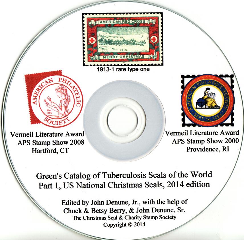     Green's Catalog, Part 1, U.S. National Christmas Seals, 2014 ed., CD