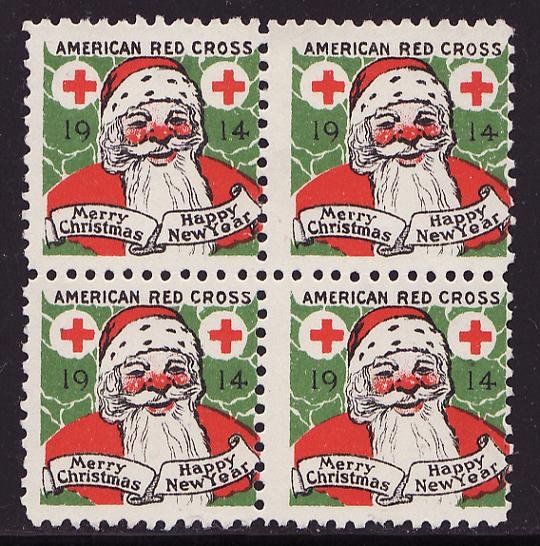 14-1x, WX15, 1914 U.S. Red Cross Christmas Seals Sheet 