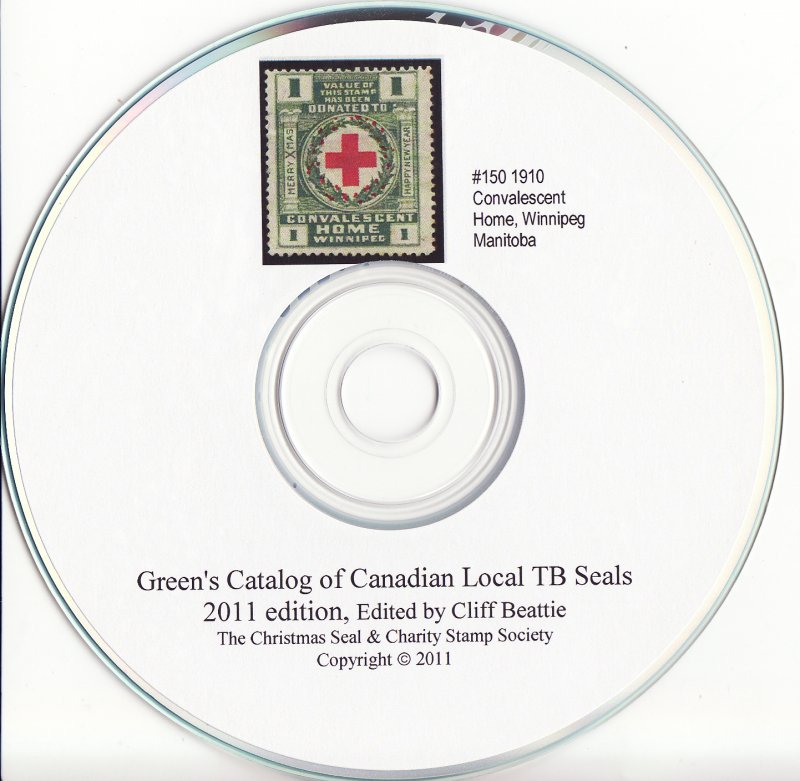 Green's Catalog, Canada Local TB Charity Seals, 2011 ed., CD