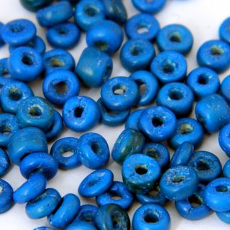 Coco Pukalets, 4-5mm, Blue, 2mm Holes