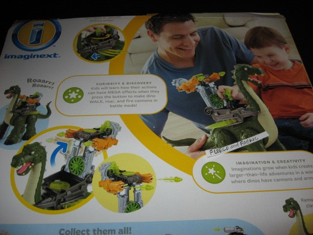 Walking Dinosaur Imaginext Large Mega Apatosaurus Fisher Price Dino ...