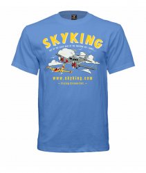 Blue Sky King Bamboo Bomber T-Shirt XX-Lg