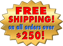 Free Shipping On All Orders Over $250!