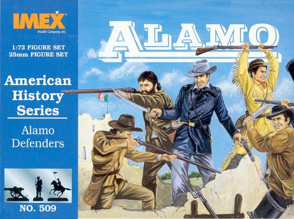 1/EA  IMEX 683 1/72 FIGURES BATTLE OF THE ALAMO RETAIL $ 19.99 