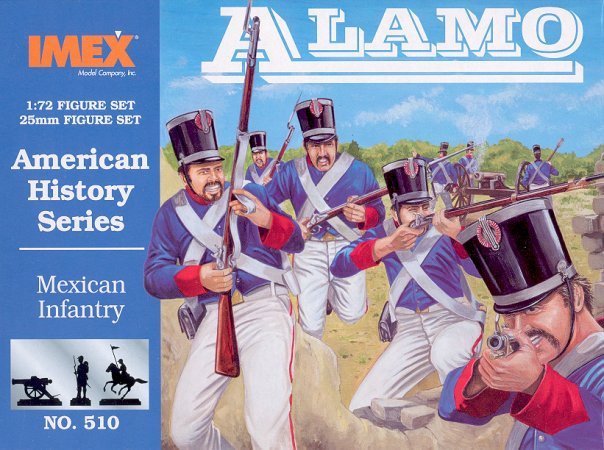 Imex Modèles 1/72 Américain Infanterie Mexican-American War Figurine Set 535 