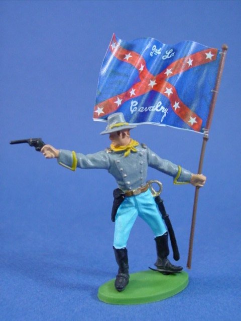 Art Confederate Standard Bearer at Gettysburg Tin Painted Toy Soldier Pre-Order 