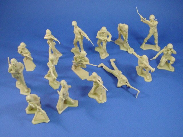 tiny tan figures