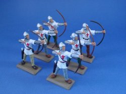 54mm Painted Plastic DSG Viking Archers 