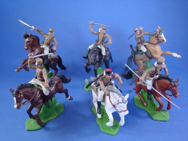 Britains Deetail DSG Toy Soldiers Custom Mounted French Foreign Legion in Tan