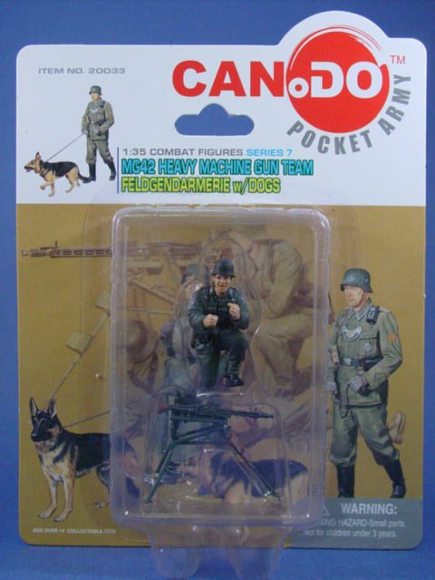 Toy Soldier Dragon Painted WWII German MG42 Gunner CanDo 1/35 Scale Figure D