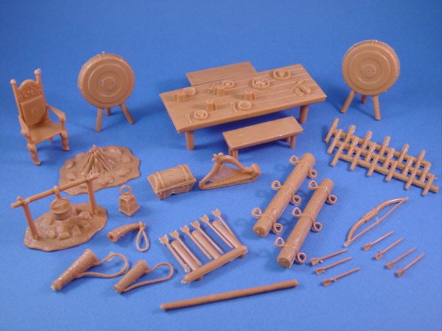 Details about   Marx Reissue 1/32 Robin Hood playset accessories 35 pieces-NEW LOWER PRICE! 