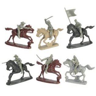 Toy Soldiers Of San Diego ACW Cavalry Charge Set 10A Mounted Plastic Figures 