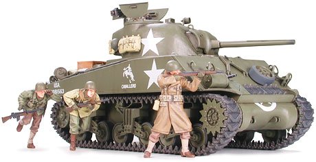 for use with 1/32 scale figures Classic Toy Soldiers WWII U.S Sherman Tank 