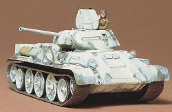 Toy Soldiers Model Kit 1/35 Scale Russian T34/76 Tank 1943 Tamiya 35059 for sale online
