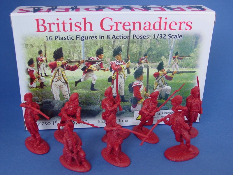 Armies in Plastic American Revolution British Army 54mm Toy Soldiers 5466 for sale online 