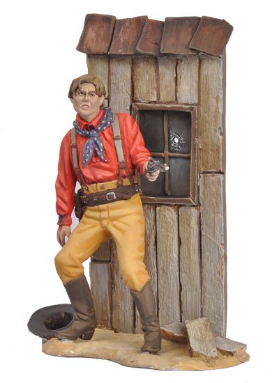 Black Hawk Tombstone OK Corral Billy Clanton 1/32 Metal Figure in ...