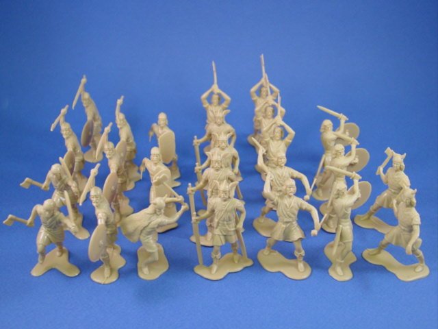 Modern Recast Vikings Marx Russian made toy soldiers 60 mm