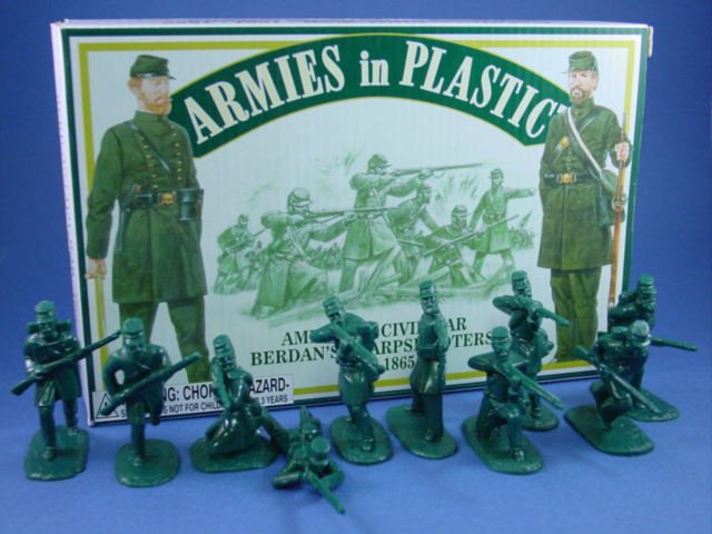 Armies in Plastic American Civil War Union Iron Brigade Infantry 1/32 Scale 54mm