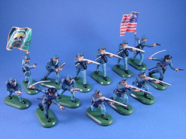 civil war metal toy soldiers