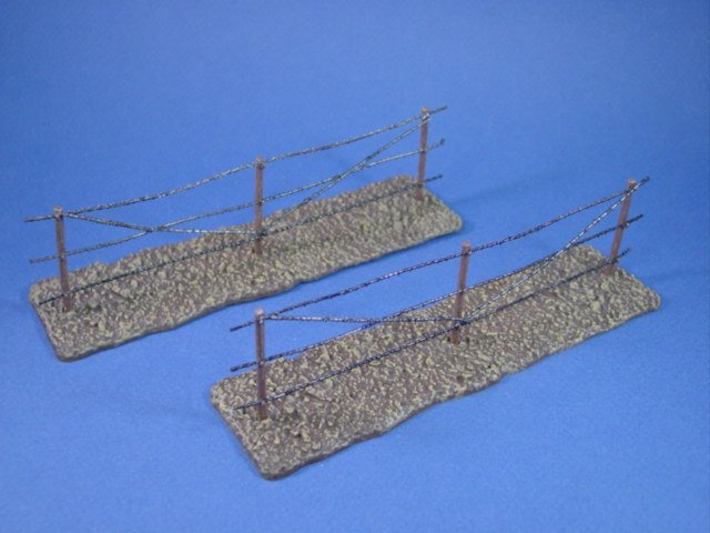 barbed wire display