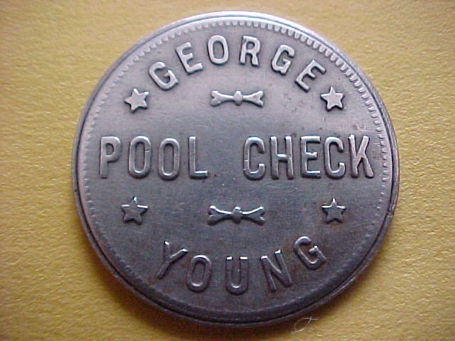 (Kootenai, Idaho) GEORGE YOUNG POOL CHECK Unlisted Token