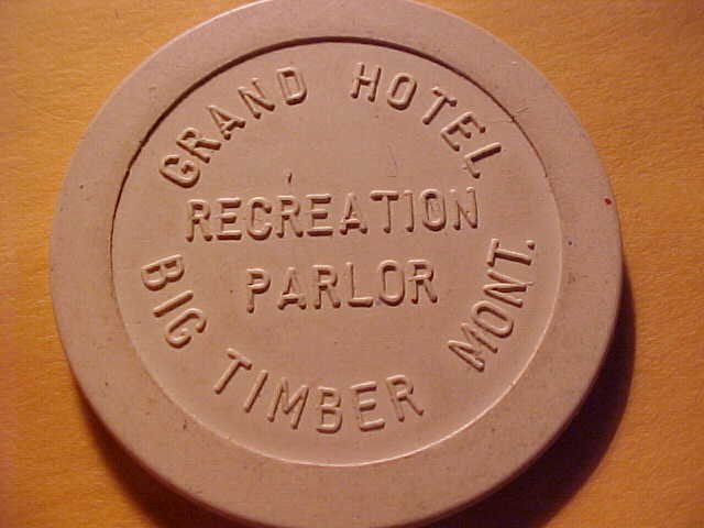 Big Timber, Montana GRAND HOTEL RECREATION PARLOR 5c -Ulisted Variety