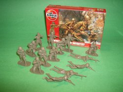  1/32nd Scale Airfix World War II Russian Infantry Plastic Soldiers Set