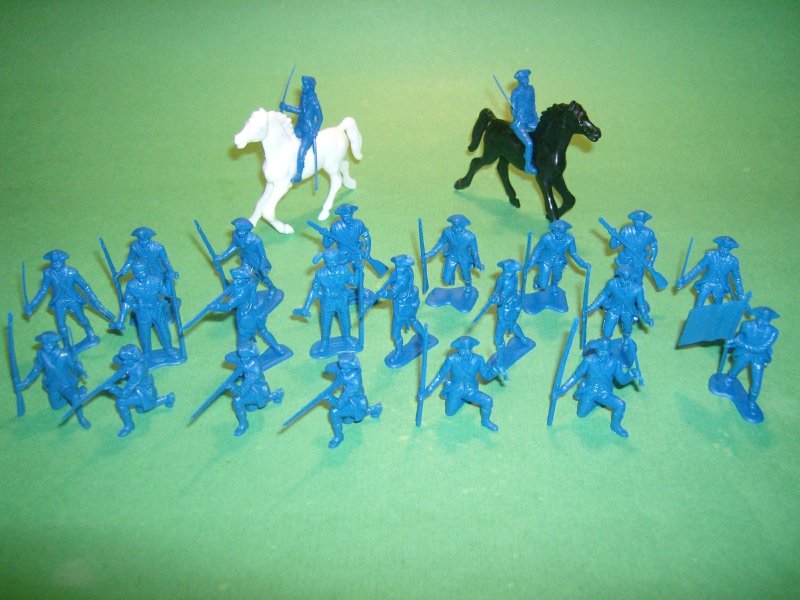 revolutionary war plastic soldiers