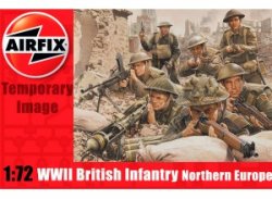 Airfix 1/72nd Scale British WWII Infantry Plastic Soldiers Set (new tool)