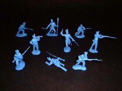 CTS Classic Toy Soldiers 1/32nd Scale Plastic Alamo Mexican Infantry Set 102