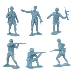 CTS Marx 1/32nd Scale World War II Plastic French Soldiers Set 145