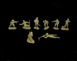 CTS 1/32nd Scale World War II U.S. Infantry Soldiers Set #172