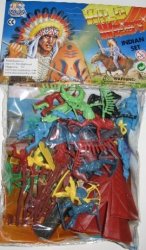 Wild Western Plastic Indians Set